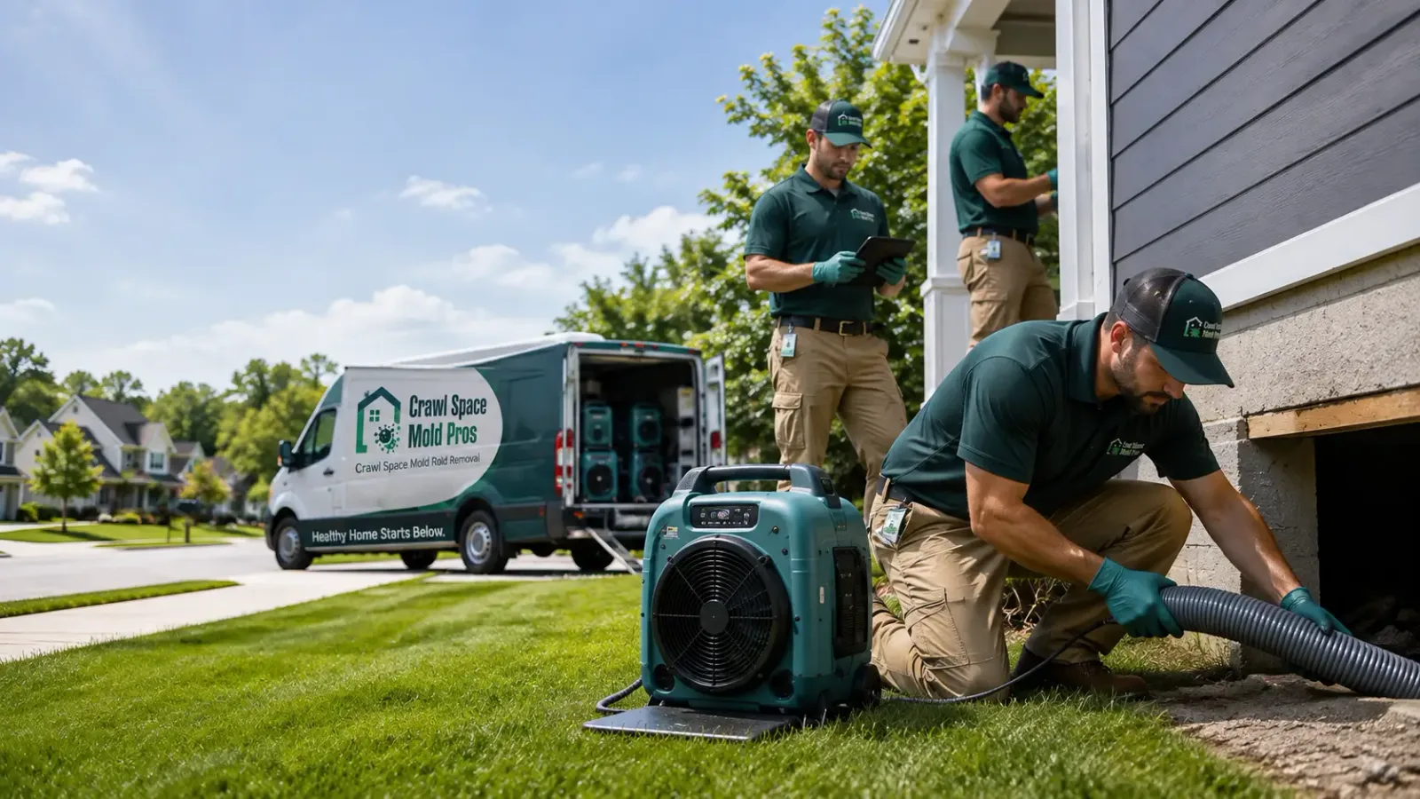 Crawl Space Mold Removal in Littleton, MA